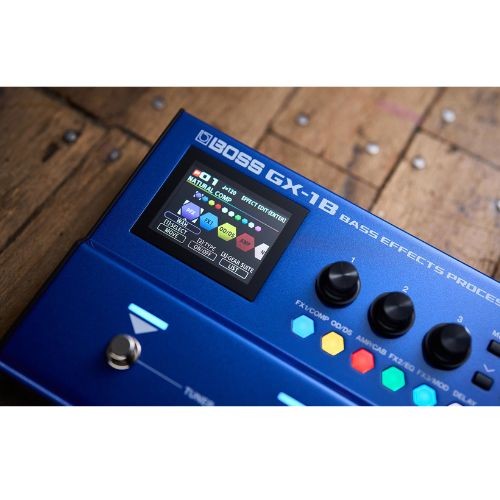 Pedaleira Baixo Boss Gx-1b Multi Efeitos Com Aird, Bluetooth, Usb-c e Pedal de Expressão 