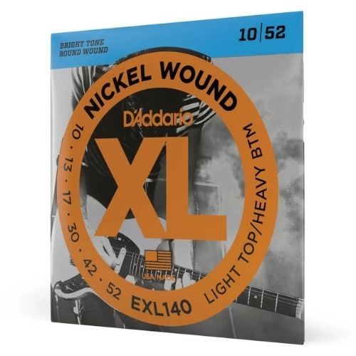 Encordoamento Para Guitarra 10-52 D'addario xl Nickel Exl140 