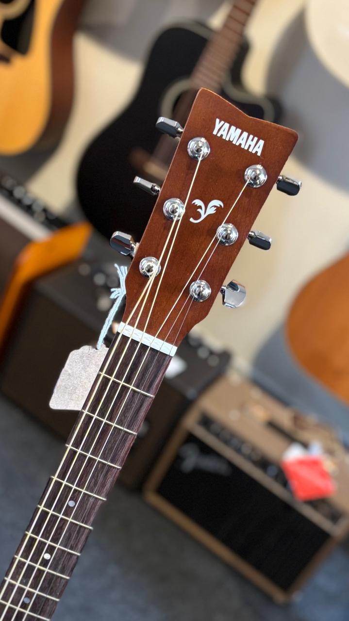 Violão Acústico Yamaha F310 Brown Sunburst Tabacco Diapasão Correia Capotraste Encordoador Corda 