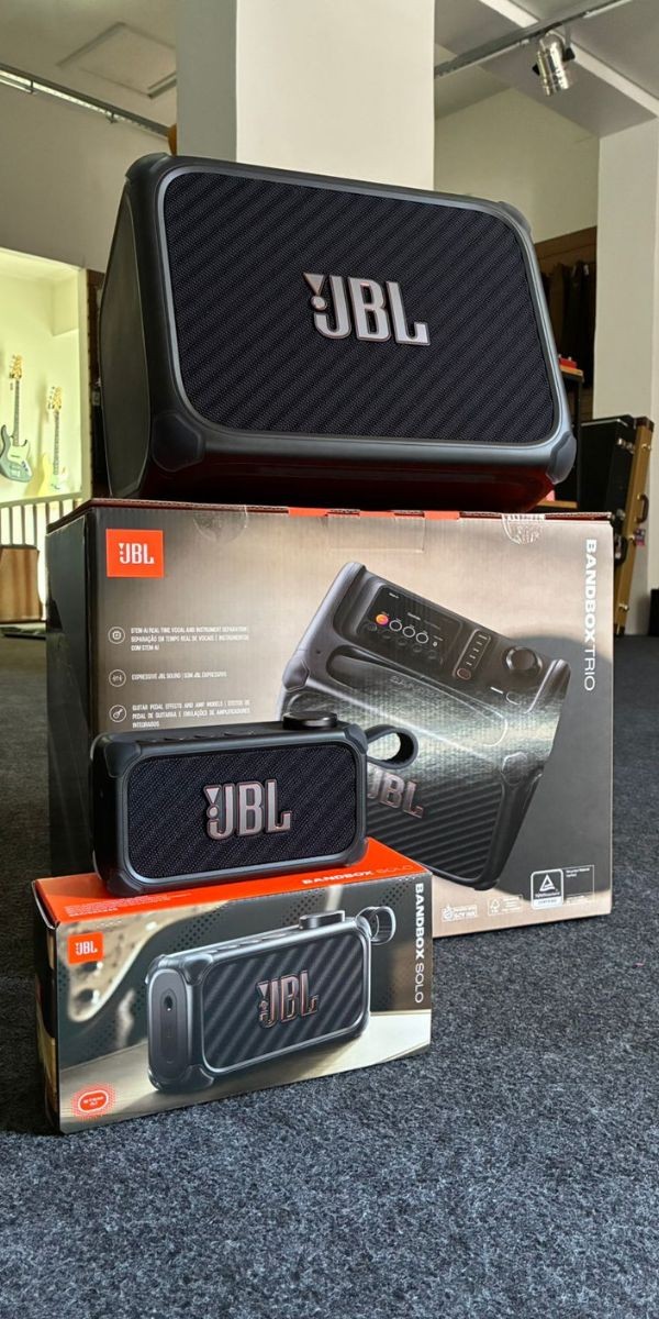 Caixa de Som Jbl Bandbox Trio Bluetooth Potente Original Jbl 
