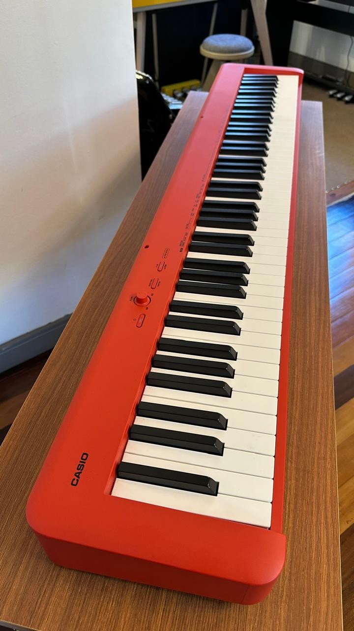 Piano Casio Digital Stage Cdps 160 Vermelho 