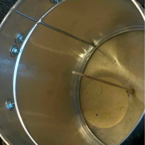 Cuíca Gope Alumínio 8" 25cm 8 Afinações Aro Largo Bal2508c 