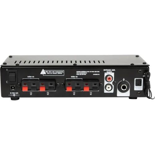 Kit Som Ambiente Hayonik Ambience 2000 od v2 Preto 200w Bluetooth Usb fm óptico 