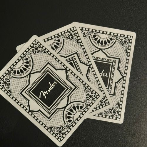 Baralho Fender Stratocaster Playing Cards Original Com 54 Cartas | Presente Para Guitarrista 