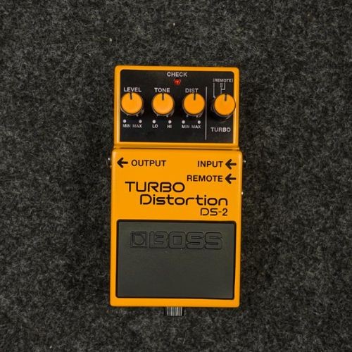 Pedal Boss Ds-2 Turbo Distortion Para Guitarra Com 2 Modos de Distorção 