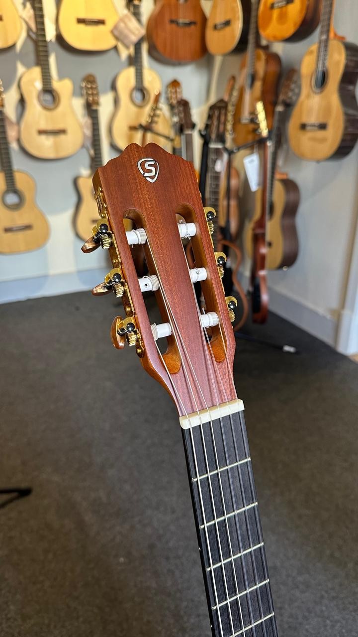 Violão Nylon Strinberg Galaxy Sc301 Mahogany Satin Com Bag 