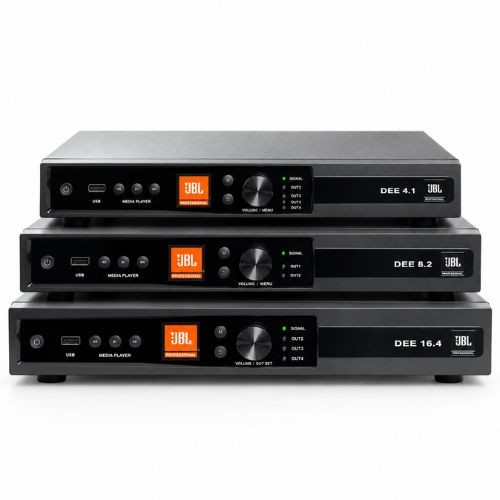 Amplificador Jbl Dee 16.4 480w Rms Bluetooth 4 Canais Som Ambiente 