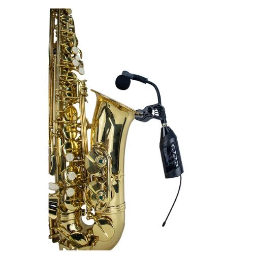Microfone Kadosh Kms280 Sem Fio Para Saxofone Transmissor Sem Fio 