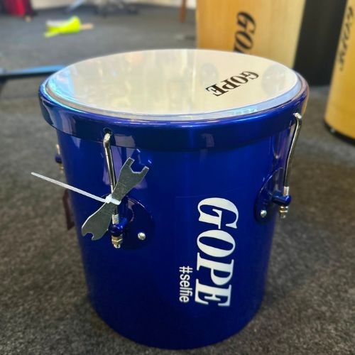 Repique de Mão Gope Alumínio 10"x30cm Selfie Azul Lal3010rmsa 