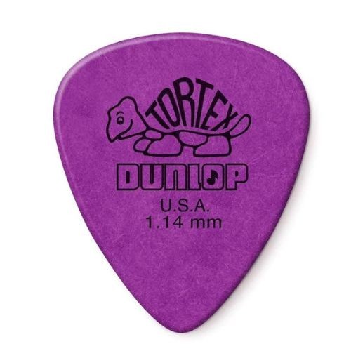 Palheta Dunlop Tortex Roxa 1.44 mm Pct C/12 418p 15467 