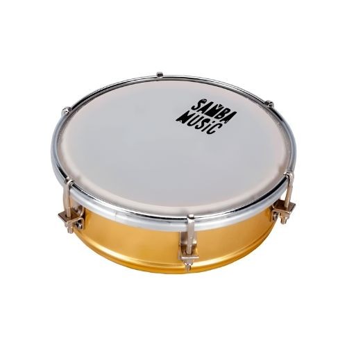 Tamborim Alumínio 6" Samba Music 55mm Ouro Tba-55-gd 