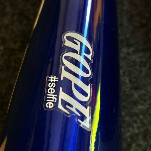 Agogô Duplo Gope Selfie Azul Profissional Com Baqueta 678sa 