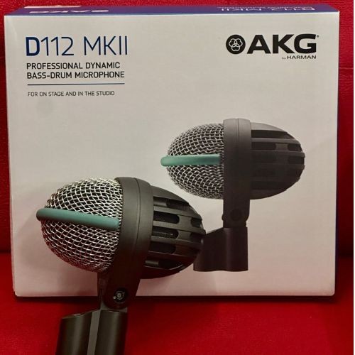 Microfone Profissional Akg D112 Mkii Cardioide Para Bumbo e Baixo 