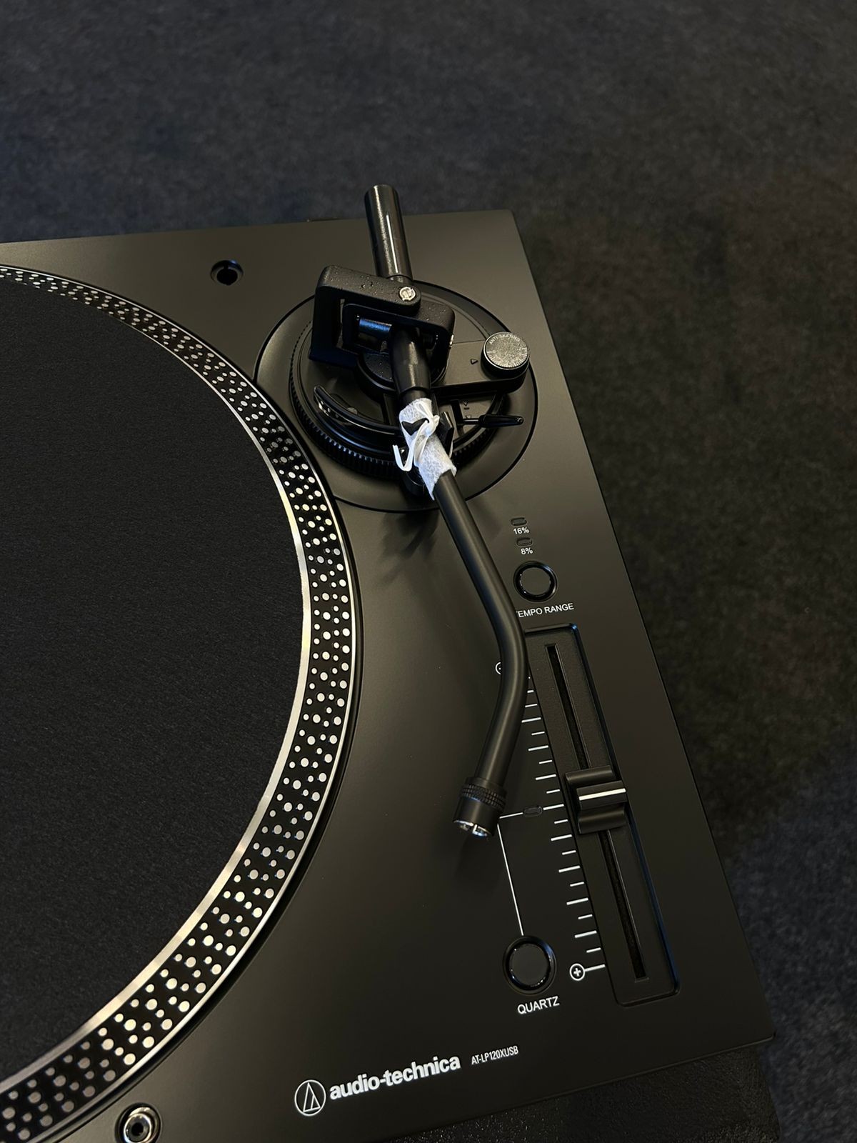 Toca Discos Audio Technica At-lp120x-usb-sg Black Analógico e Usb