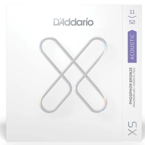 Encordoamento Para Violão Aço Revestido 11-52 D'addario xs Phosphor Bronze Xsapb1152 