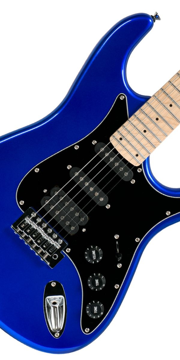 Guitarra Michael Gms140 Mystictone Mtb Metallic Blue Ssh 24 Casas Com Ponte Tremolo 