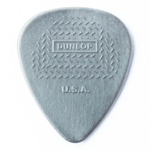 Kit 12 Palhetas Dunlop Nylon Max Grip 0.73mm 449p Made Usa Cor Cinza 