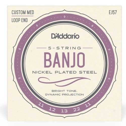 Encordoamento Banjo Americano 5c Daddario Ej57 