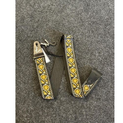 Correia Guitarra Fender Pasadena Woven Yellow Wallfloweres 