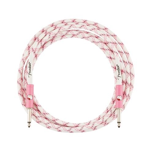 Cabo Fender® x Hello Kitty® White/pink Cabo P10 P10 3m 