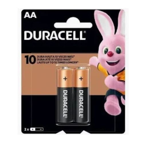 Pilha Alcalina Duracell aa Mn1500 1,5v Com 2 Unidades 