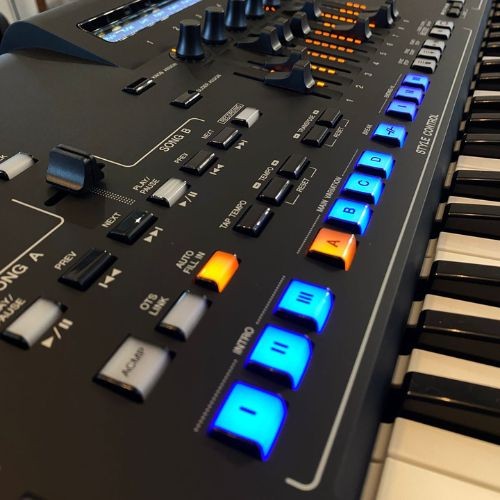 Teclado Yamaha Genos2 Workstation Arranjador 76 Teclas Fsx Com Aftertouch 