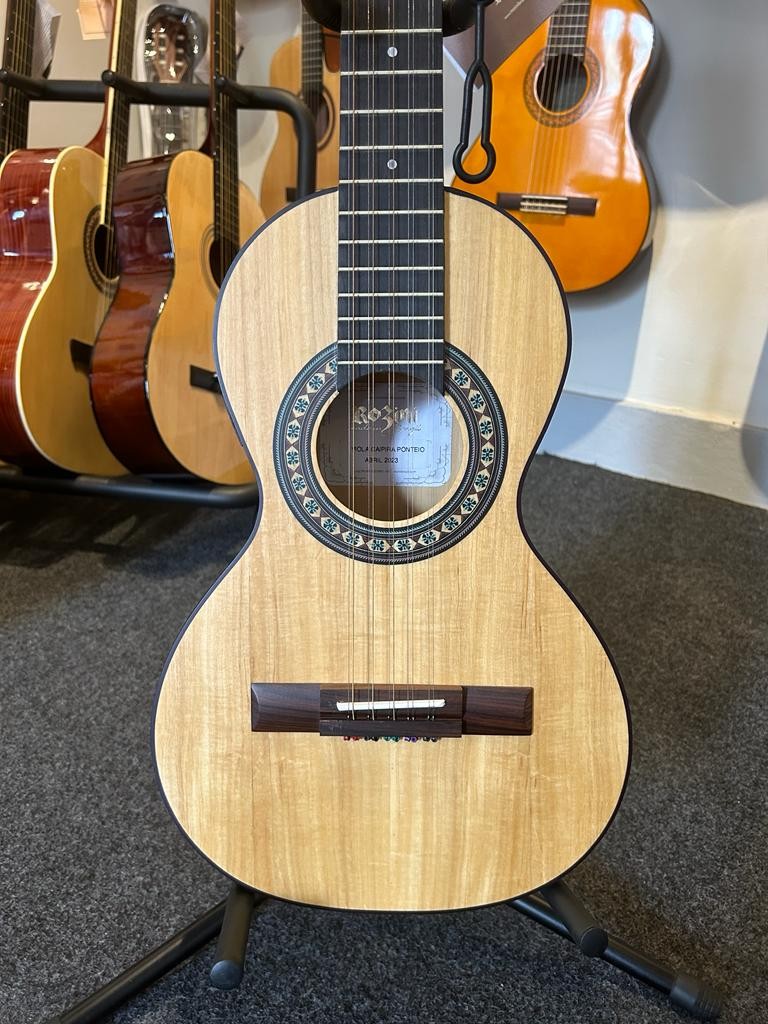 Viola Caipira Ponteio Rozini Rv151 Eletroacústica Natural Fosca 