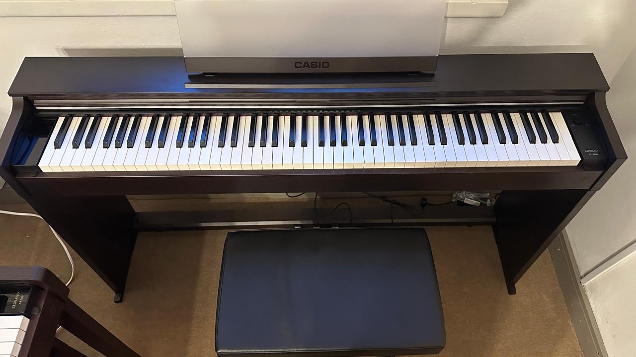 Piano Digital Casio Aps200  Preto