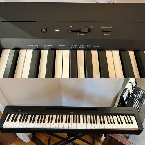 Piano Digital Yamaha P-145 bk 88 Teclas Ghc Portátil Preto 