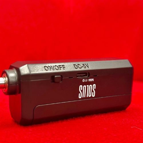 Microfone Sem Fio Solus Mm-110 Simples Vhf Para Igreja, Karaokê e Eventos 