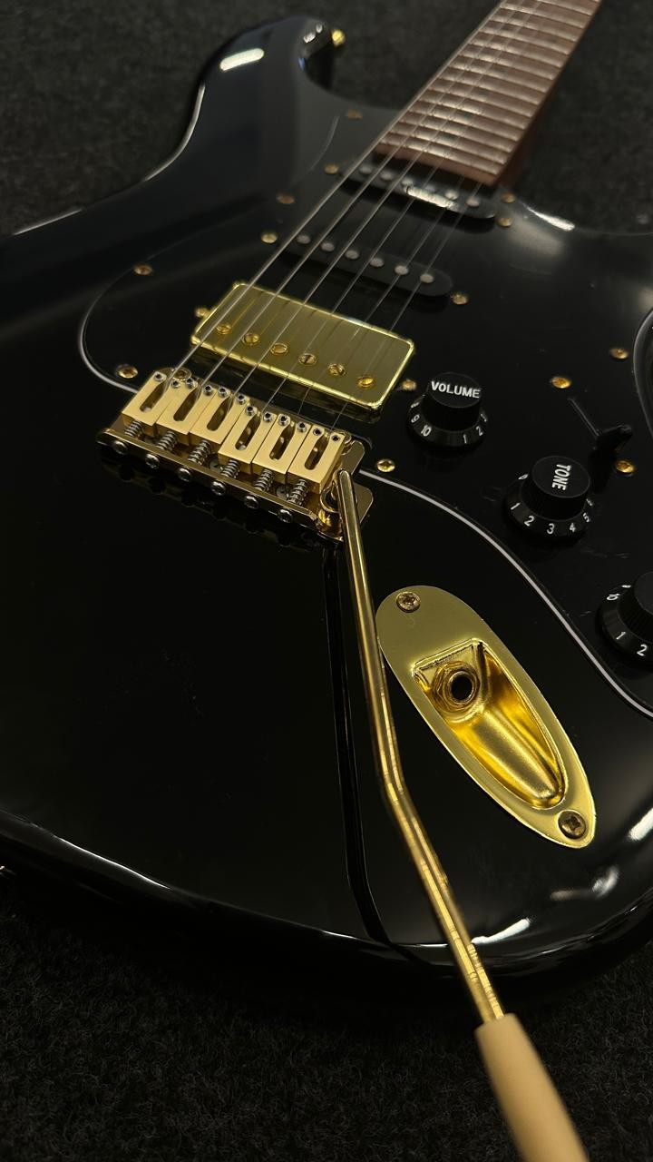 Guitarra 2s 1h Escala Clara Escudo bk T-640 Super Black Tagima 