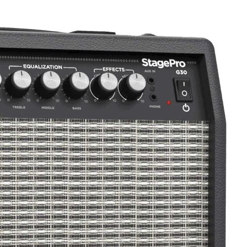 Amplificador Guitarra Michael Stagepro G30 30w Combo Com Reverb Chorus e Falante 10” 