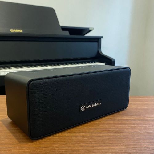 Caixa de Som Bluetooth Portátil Audio-technica At-sp65xbt Com Bateria Recarregável 