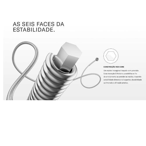 Encordoamento Para Guitarra 11-50 D'addario xl Chromes Ecg24 Flat 