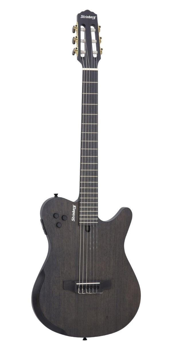 Violão Strinberg Soul Ssc60 Tos Nylon Elétrico Semi-sólido Cutaway Tobacco Satin Com Bag 