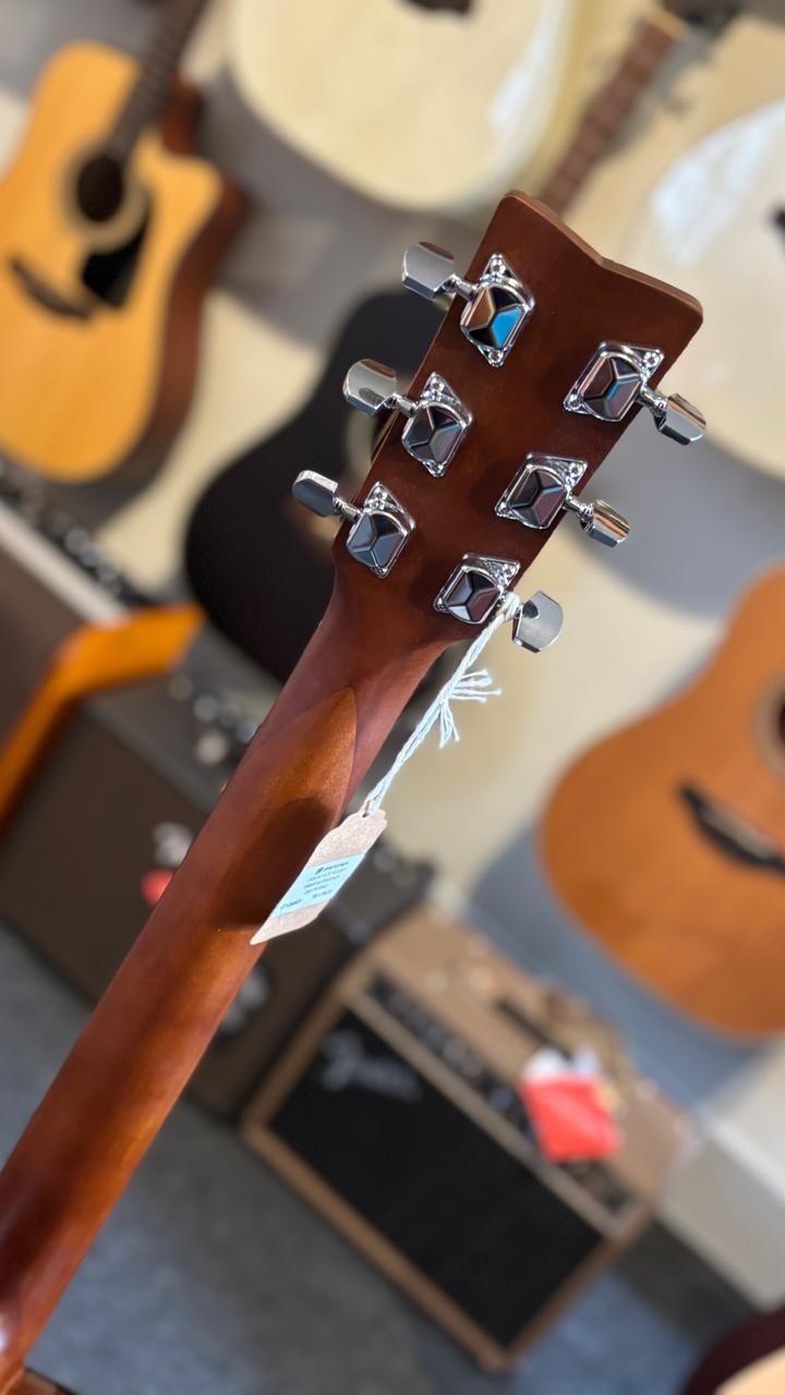 Violão Acústico Yamaha F310 Brown Sunburst Tabacco Diapasão Correia Capotraste Encordoador Corda 