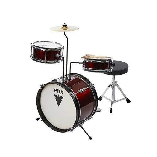 Bateria Infantil 3 Peças 14" Phx Bip-14 Vinho 