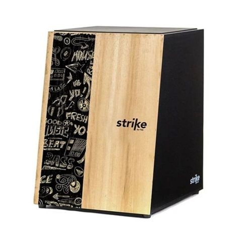 Cajon Fsa Strike Sk4001 Music Acústico Inclinado Com Esteira 12 Fios 