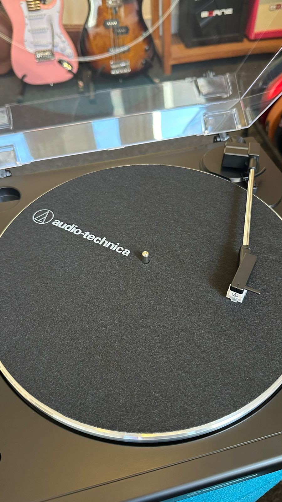 Toca Disco Audio Technica  Bluetooth At-lp60xbt-bk-c