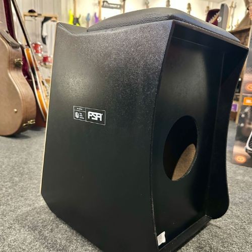Cajon Fsa Lite Gibão Ltg-01 Preto Eletroacústico Com Captação P10 