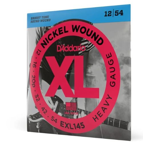 Encordoamento Guitarra D’addario Exl145 012-054 xl Nickel Heavy 