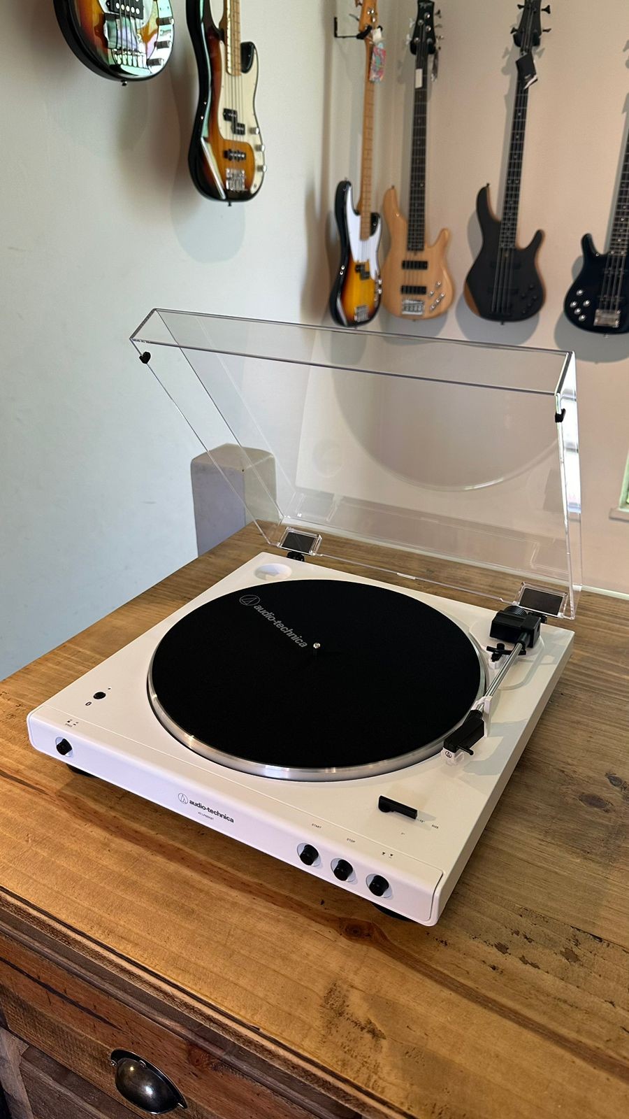 Toca Discos Audio Technica Bluetooth At-lp60xbt-ww White