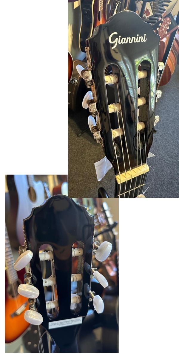 Violão Acústico Nylon Estudo N-14 Preto Giannini 