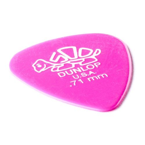 Palheta Delrin 500 0,71mm Rosa Dunlop Und 