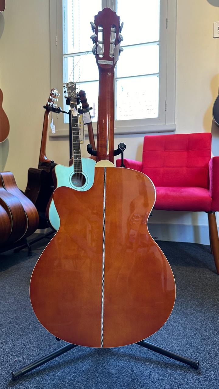 Violão Giannini Gnf-1d Nylon Eletroacústico Natural Gloss 