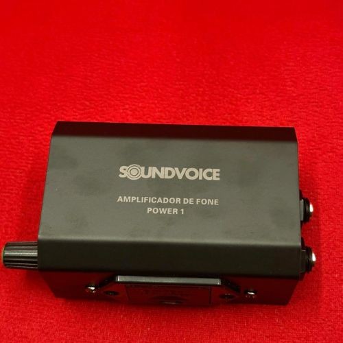 Amplificador de Fone Soundvoice Power 1 Retorno Individual P10 Para Músicos 