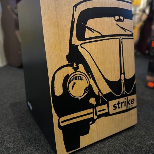 Cajon Fsa Strike Sk5045 w. Dub Eletroacústico Com Captação P10 