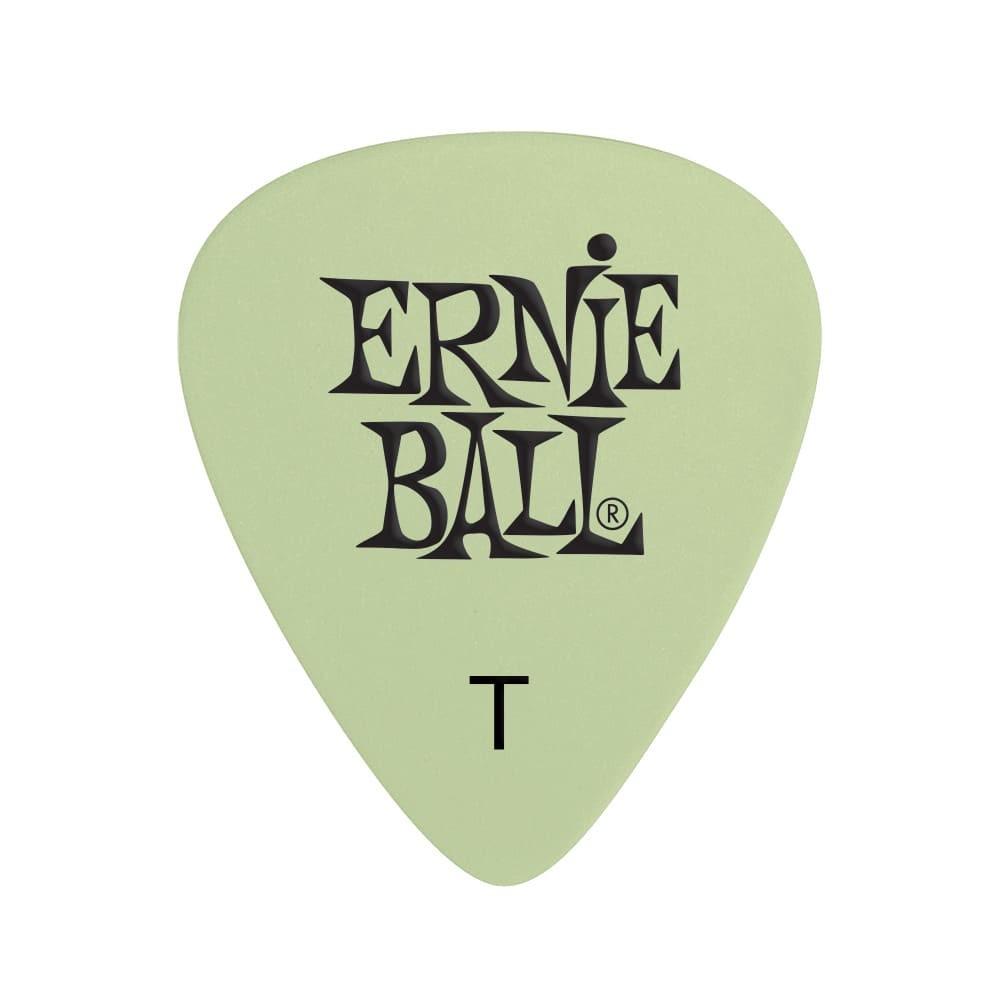 Palheta Ernie Ball Super Glow Fina P09224 Pacote Com 12 