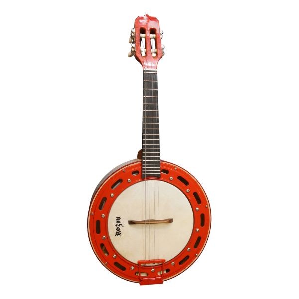 Banjo Elétrico Rozini Rj13 Color Luxo Branco e Vermelho 
