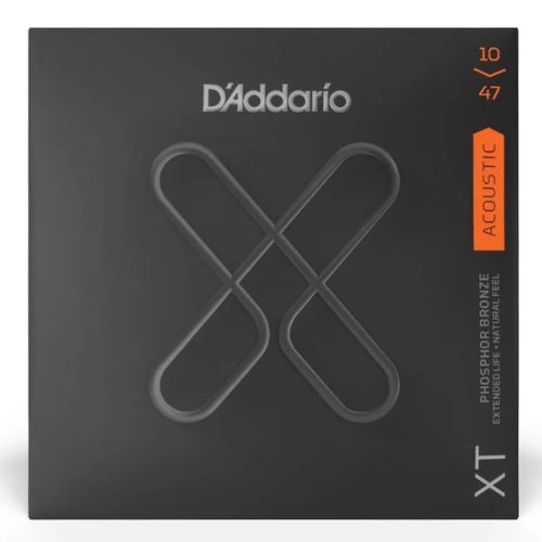 Encordoamento Violão Aço D’addario Xtapb1047 010-047 xt Phosphor Bronze 